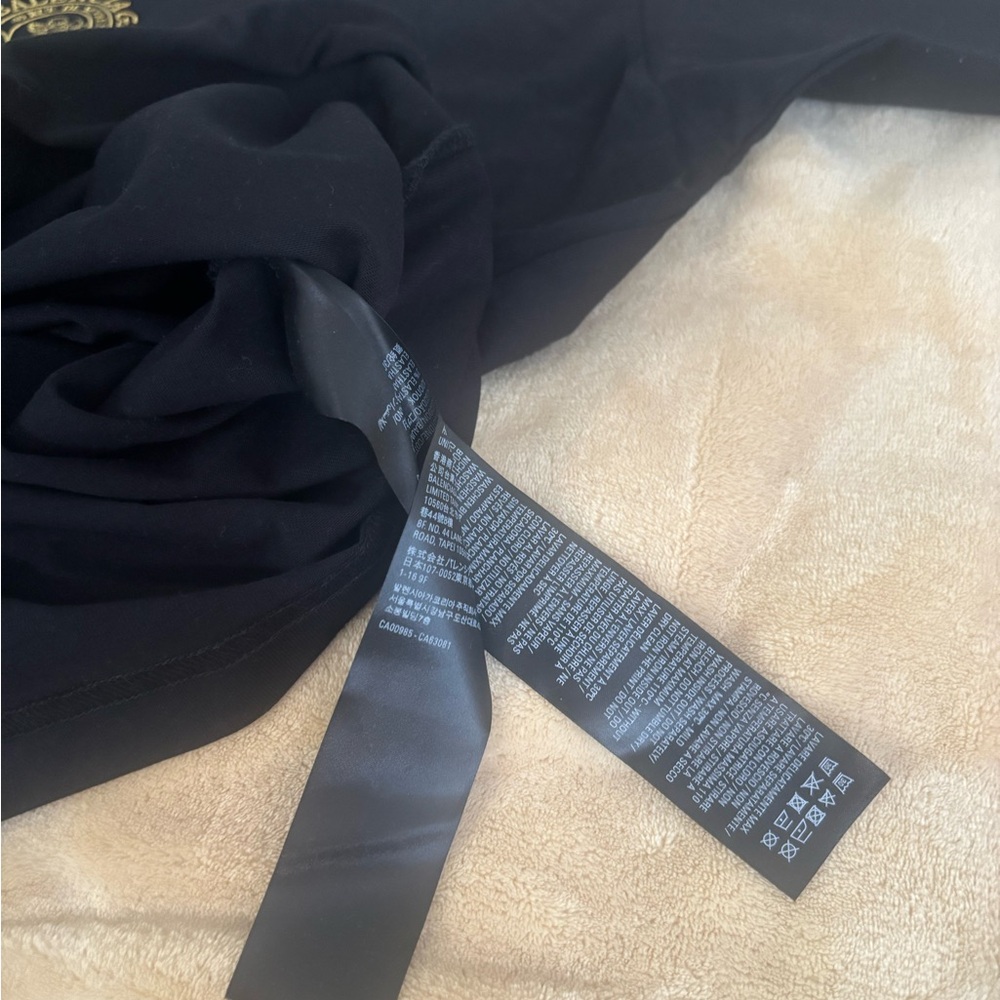 Balenciaga Black Unisex T-Shirt ( oversized M)